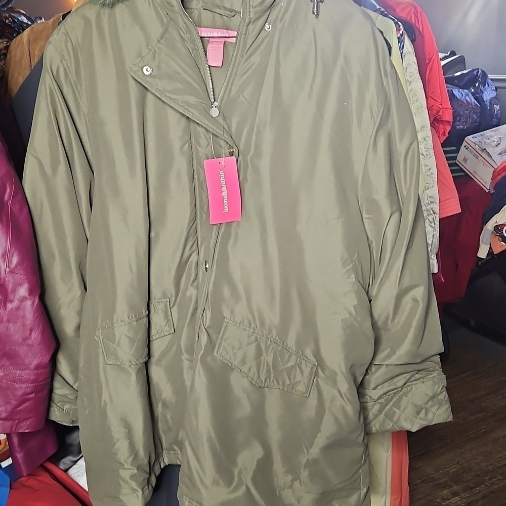 Woman Within Coat with hood NEW WITH TAGS Size 3X